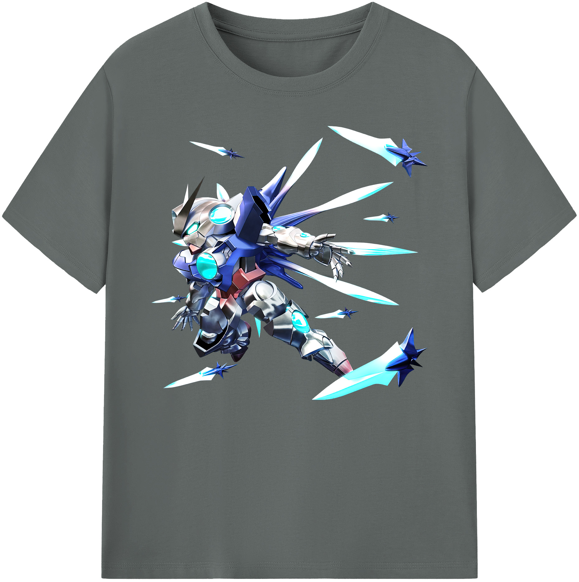 （画像用） 機動戦士ガンダム Mobile Suit Gundam 綿100％ メンズ半袖Tシャツ｜肌触りやわらか＆通気性